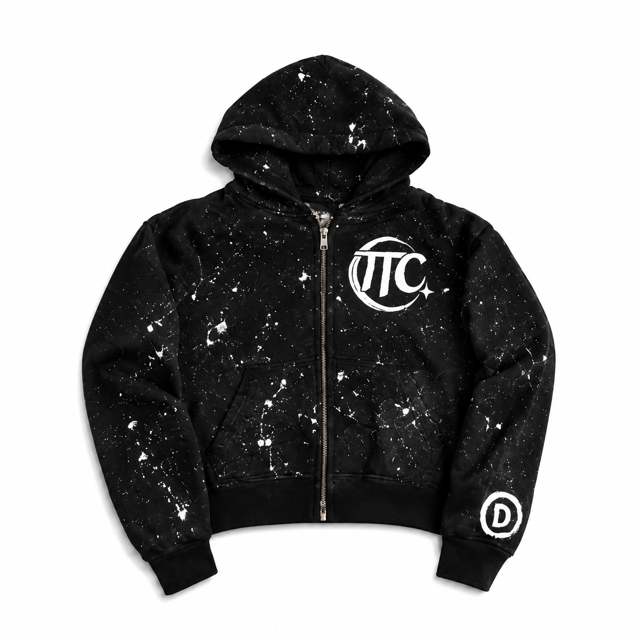 RATED “D” SPLATTER ZIP-UP